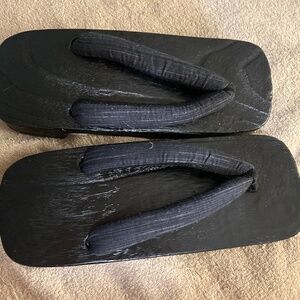 BRAND NEW / Japanese GETA / WOODEN CLOG / MEN SIZE 10 -11  (27.5 -28.5 cm)